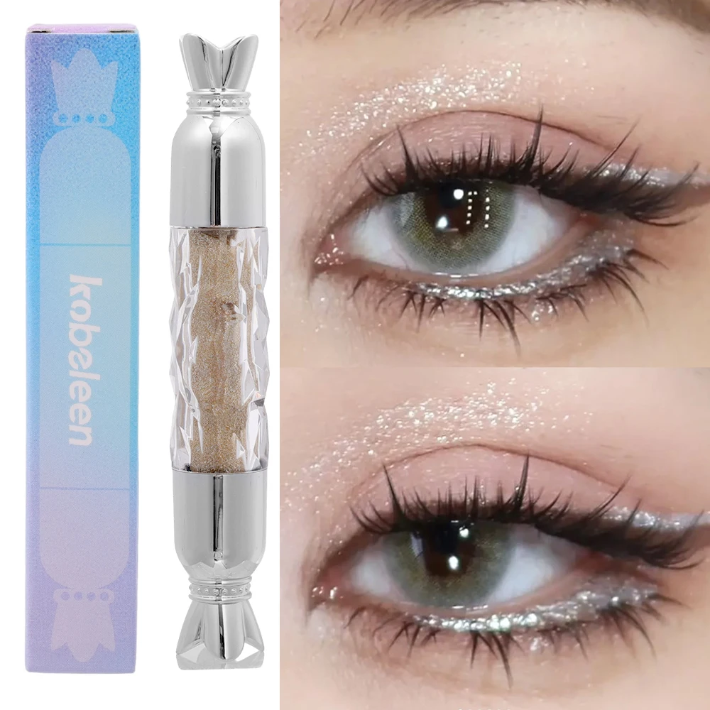 Shimmer Liquid Eyeshadow Stick 5 Colors Waterproof Sequins Shiny Glitter Highlighter Eyeliner Eye Liner Pen Eyes Makeup Cosmetic