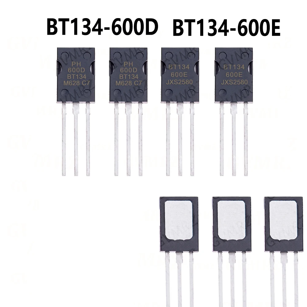 10pcs  TO-126 BT134-600E BT134-600D TO-126 BT134-600 BT134
