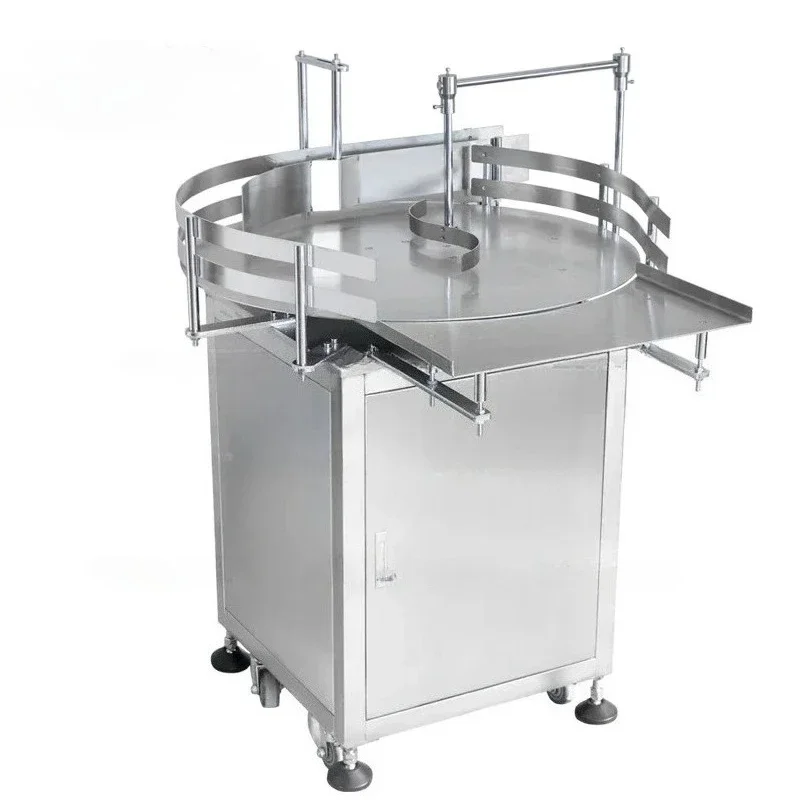 Automatic Round Rotary Plastic Glass Bottle Unscrambler Glass Bottle Sorting Turntable Feeding Table