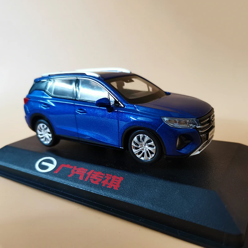 

Limited 1:43 Scale Trumpchi GS4 Blue SUV Diecast Alloy Car Model Collection Ornament Toys Souvenir Gift Display In Stock