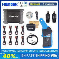 Hantek 1008C 8ch Oscilloscope With HT25 + HT201 CC-65 USB PC Storage Oscilloscopi/ Generator Digital Automotive Osciloscopio