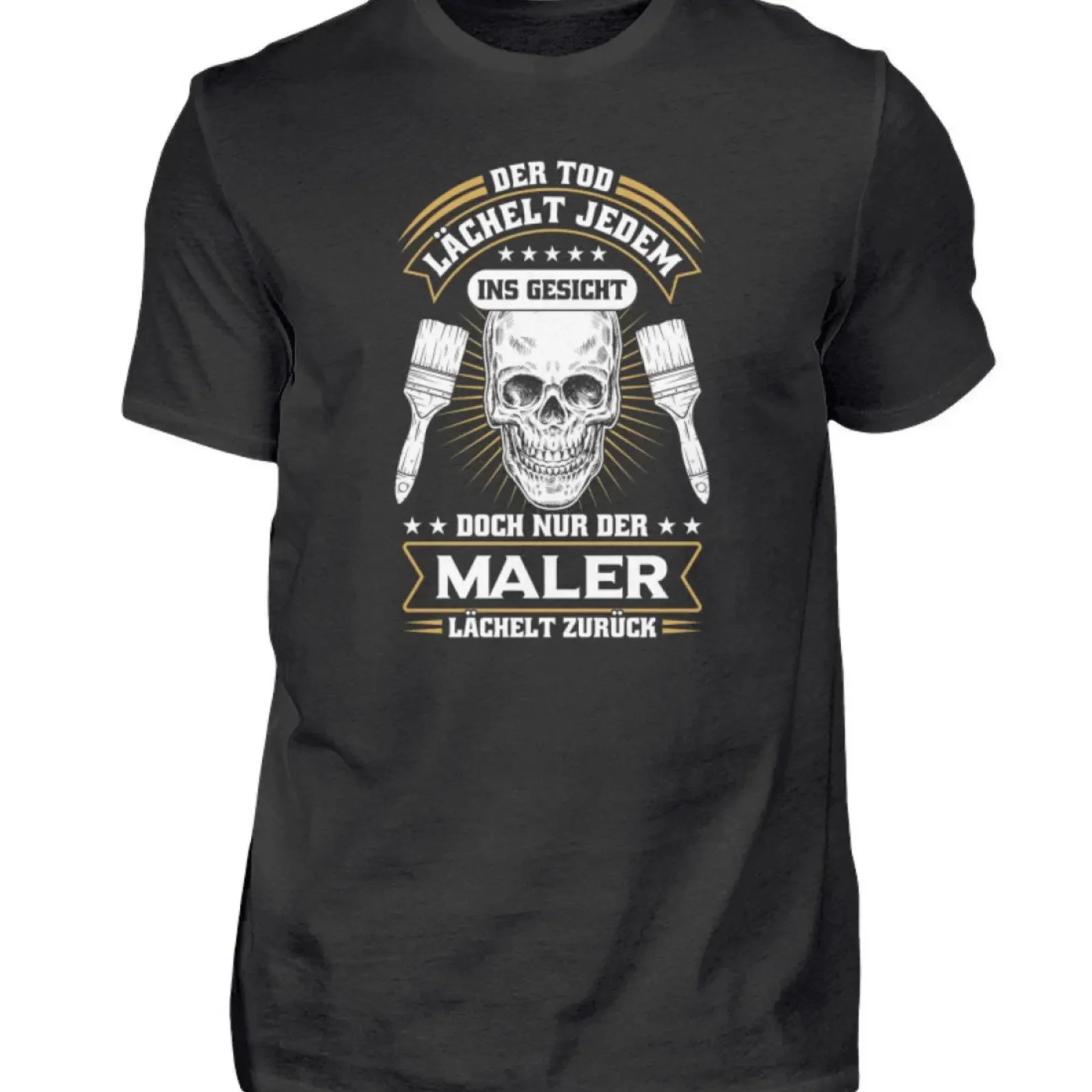 Only a Painter Smiles Back T Shirt Sayings Master Men amp 39 s vintage Washed homme graphic Top For Everyday Wear Comfortable