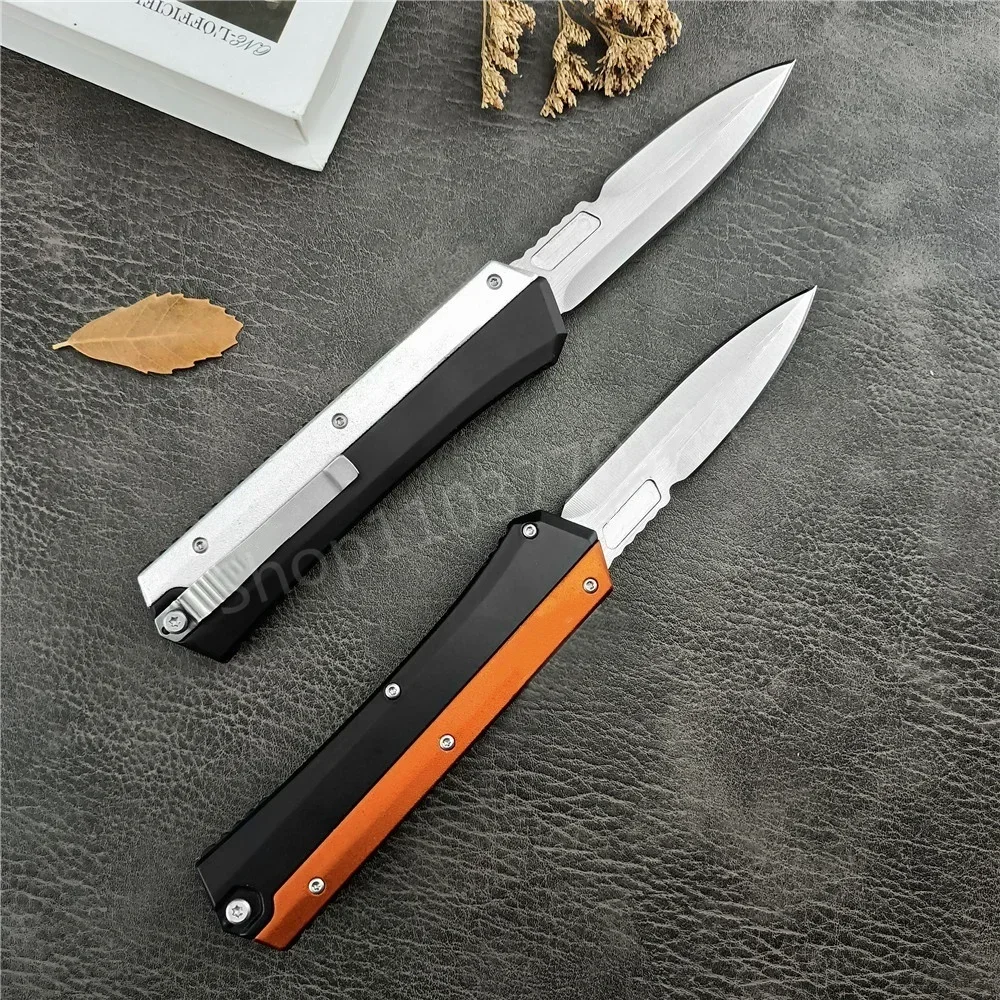 High Quality MIC Pocket Knife Outdoor EDC Camping Hiking Cutting Knife D2 Blade Aluminum Inlay G10 Handle Survival Hunting Tool