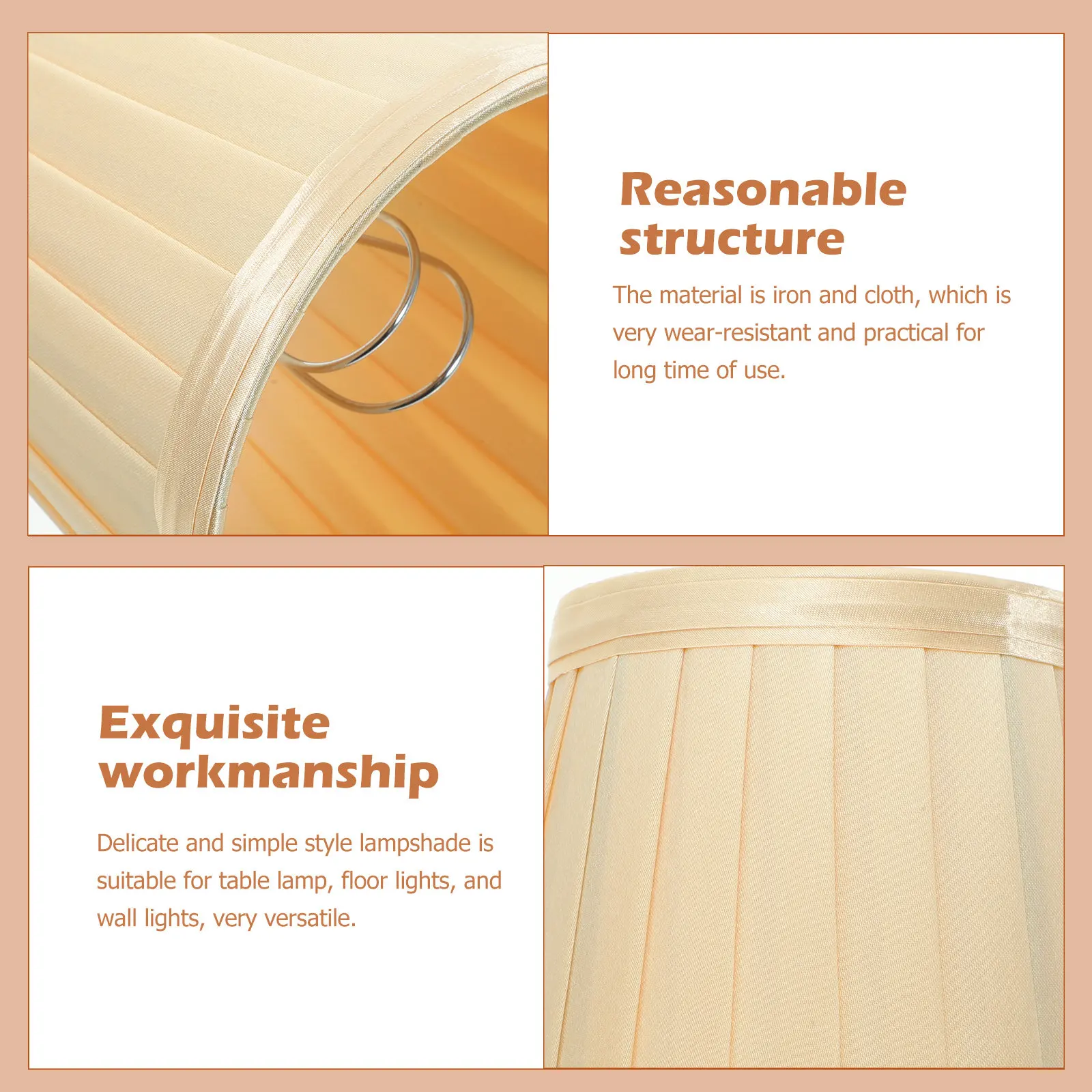 

Тканевый абажур в европейском стиле, железный тканевый плафон для напольных, настольных и ламп-светильников, универсальная сменная крышка для внутреннего освещения