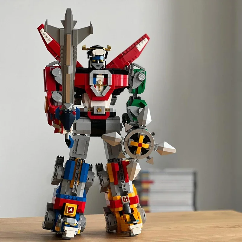 Kreative 2334-teilige Ideen Voltron Verteidiger des Universums 5-in-1-Robotermodell Bildung Bausteine Spielzeug Geschenke für Kinder Jungen Erwachsene