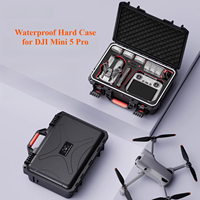 Waterproof Hard Case W Belt for DJI Mini 5 Pro Fly More Combo Drone Acccessory Storage Box For DJI RC-N3/RC 2 Controller