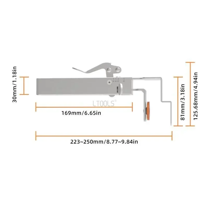 Imagem -05 - Braçadeira de Gaveta Rápida tipo Imprensa Ferramenta Manual de Ajuste Telescópico Painel de Instalação para Carpintaria Clipe de Fixação Auxiliar Aço Inoxidável