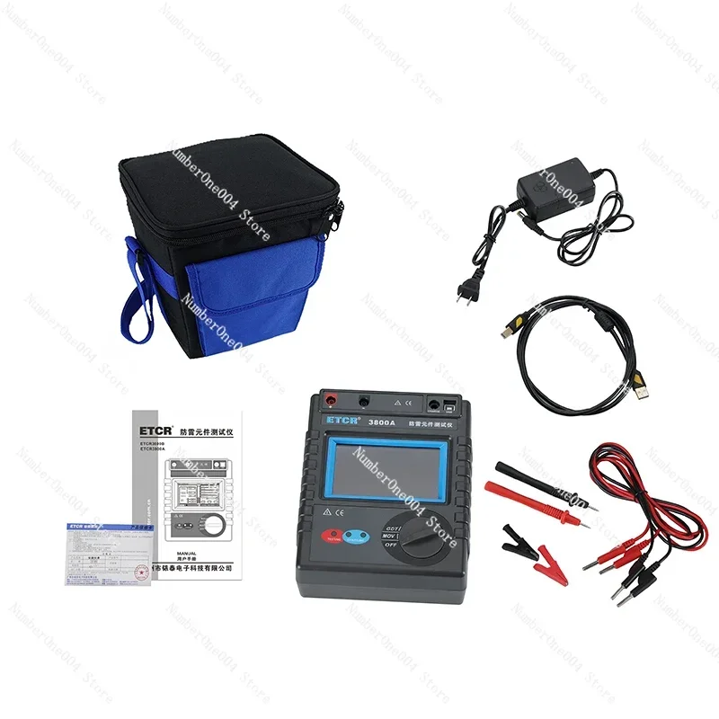 Etcr3800a/B Lightning Protection Component Tester Voltage Dependent Resistor A Discharge Lamp Surge Protector Tester