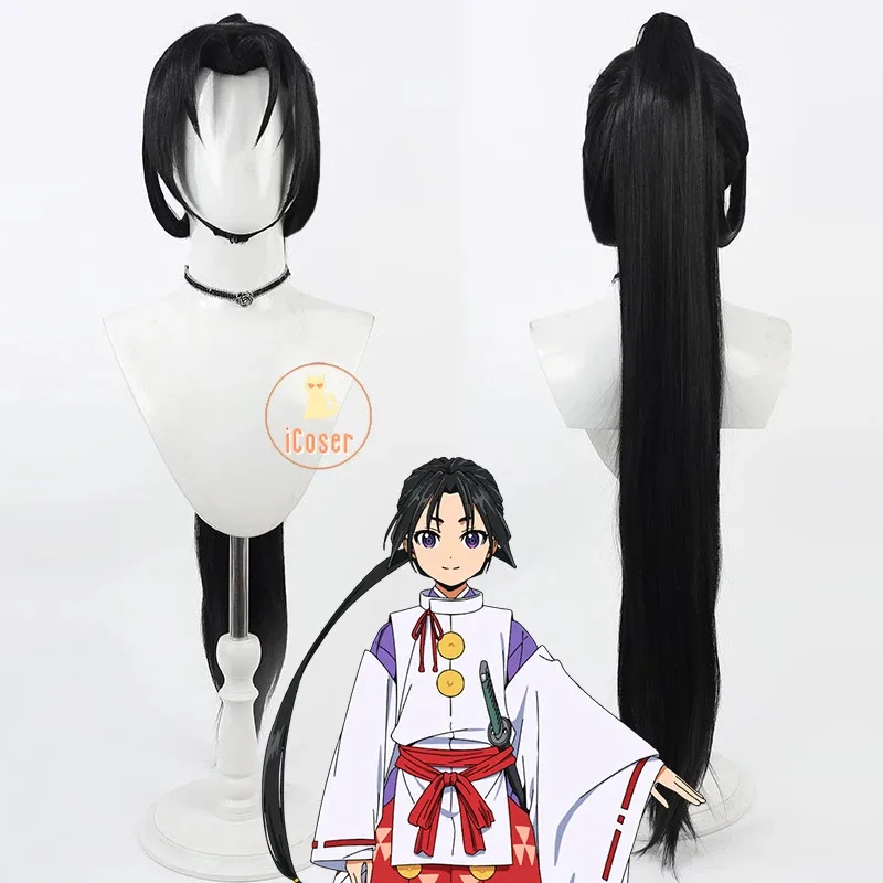 AAA12 3 أنيمي الساموراي توكييوكي هوجو أزياء تنكرية شعر مستعار موحد Chojumaru Elusive Warriors حفلة الهالوين للنساء