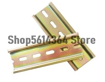 5pcs Universal Type 35mm 0.5 Meter Aluminum Slotted DIN Rail for C45 DZ47 Terminal Blocks Contactor etc