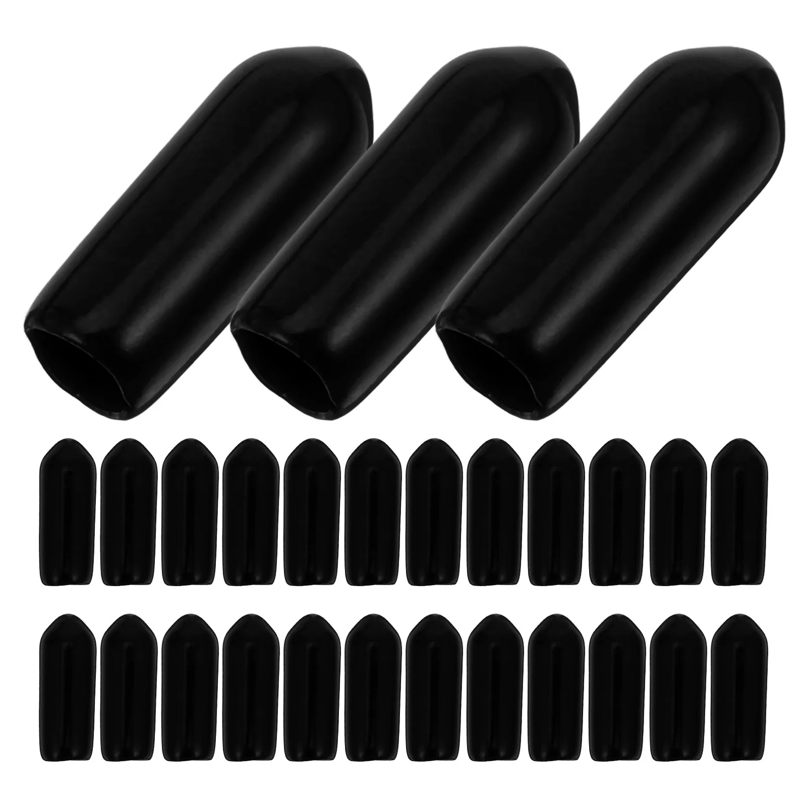 

300 Pegboard Hook Tips Protector Ends Hardware 5mm PVC Resistant Easy Install Supermarket Storage Shelf