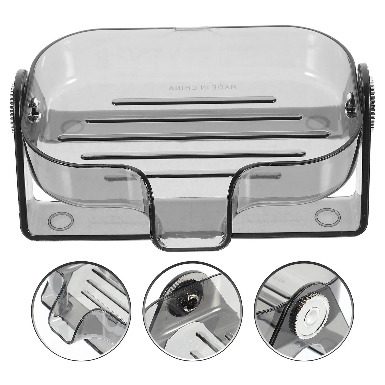 

Storage Holder Self-Draining Plastic Soap Dish For Kitchen Bathroom Sink Shower Countertop Bar Soap Tray Multifunctional Drain