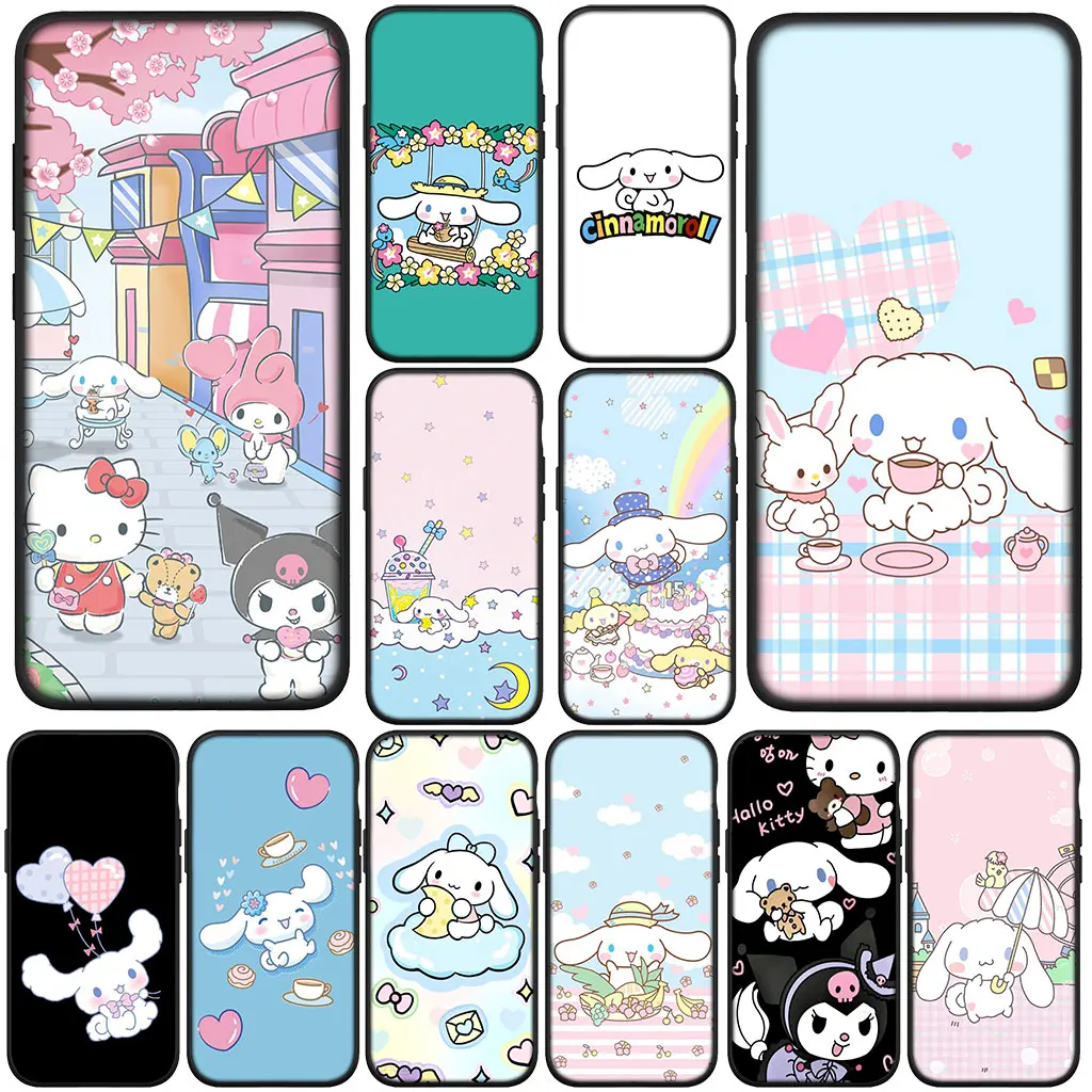 Чехол для телефона OPPO A18 A80 A40 A60 A38 A79 A15 A16 A17 A58 A78 A57 A53 A40M, мягкий чехол Cinnamoroll Kawaii