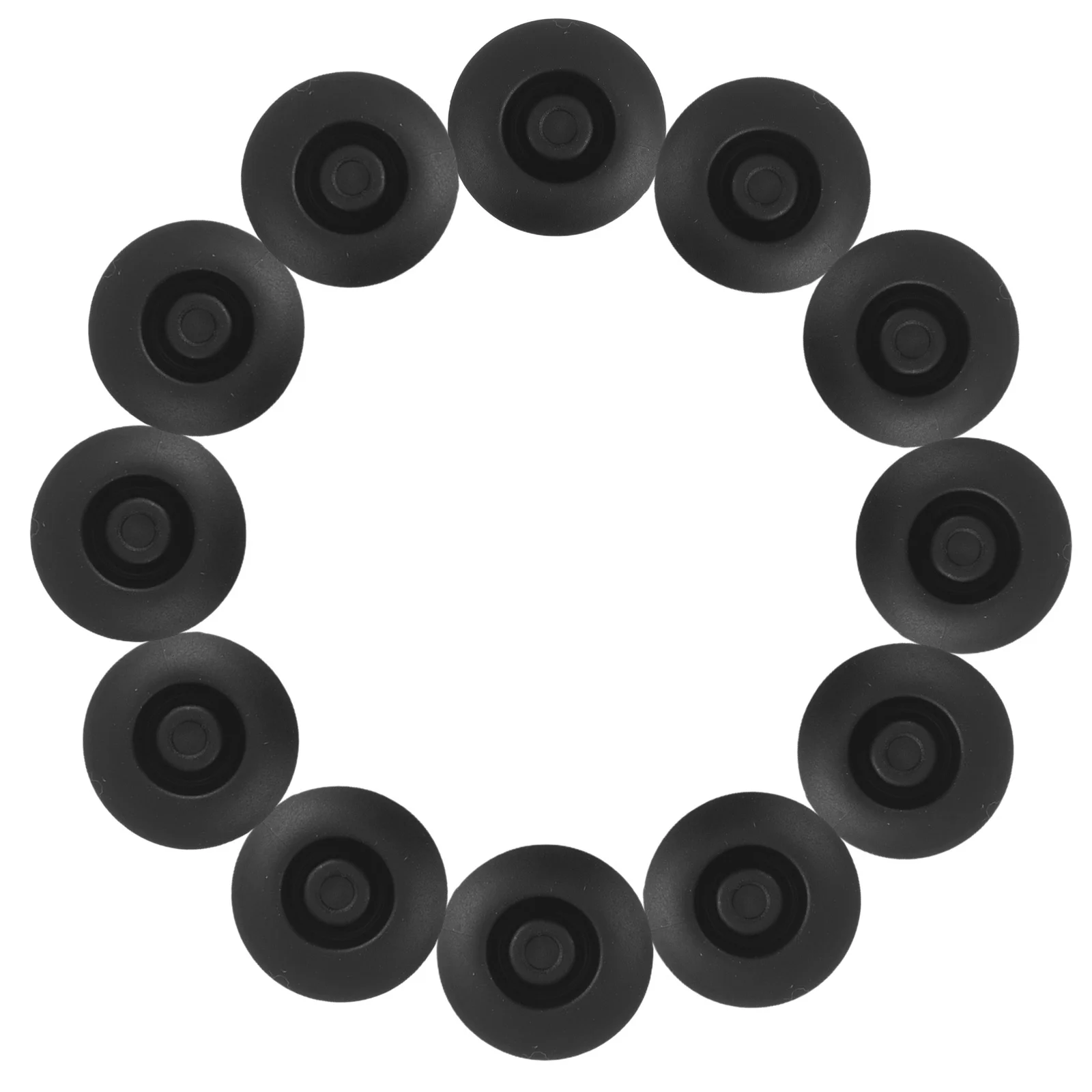 

12pcs Rubber Dust Plugs Caps Black Round Hole Stoppers For Auto Body Door Frame Chassis Waterproof Dustproof Sealing Automotive