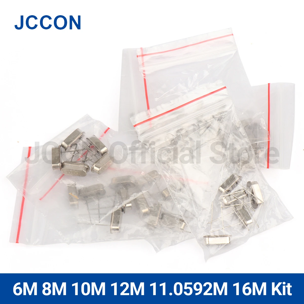 35Pcs/lot HC-49S Quartz Crystal Oscillator DIP Assorted Kit 6M 8M 10M 12M 11.0592M 16M 32.768K 3x8 7Values