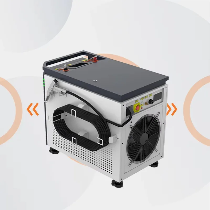 New Energy Focused 5 in 1 Laser Welding Machine Handheld Welder with Water Cooling for Lithium Battery Module Busbar Welding