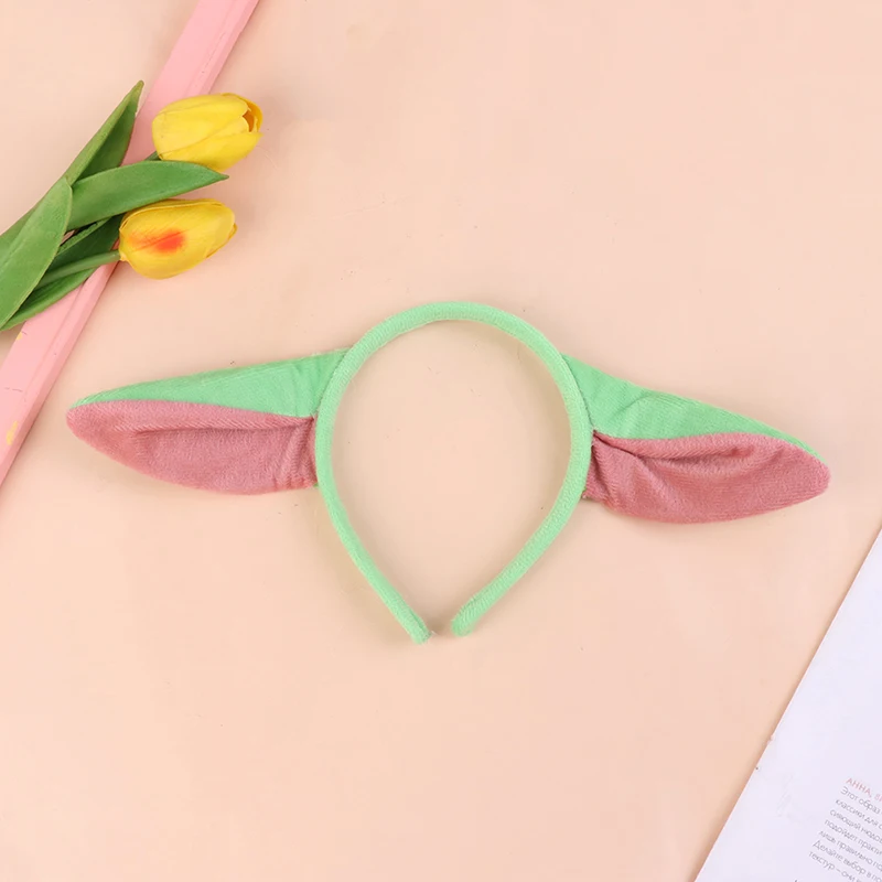 Baby Yoda Headband Plush Hair Accessories Anime Figure Cosplay Alien Hair Hoop Hairband Band Cartoon Girl Gift