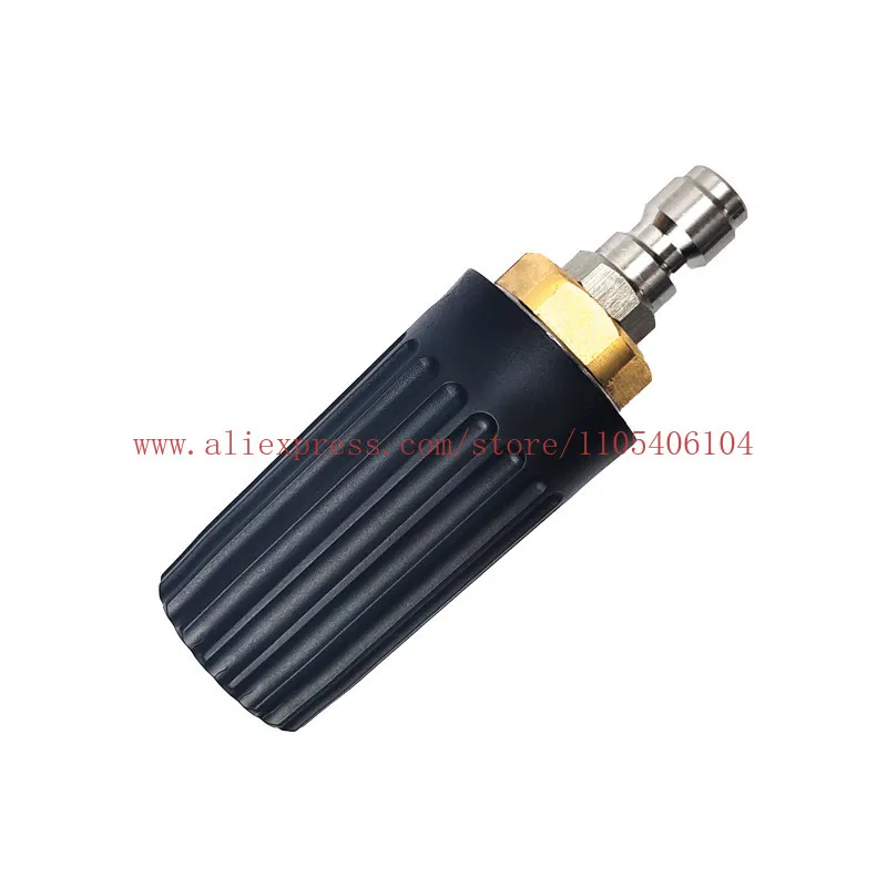 2500PSI high pressure rotating nozzle 030 040 ceramic core pure copper lotus nozzle for sanitation