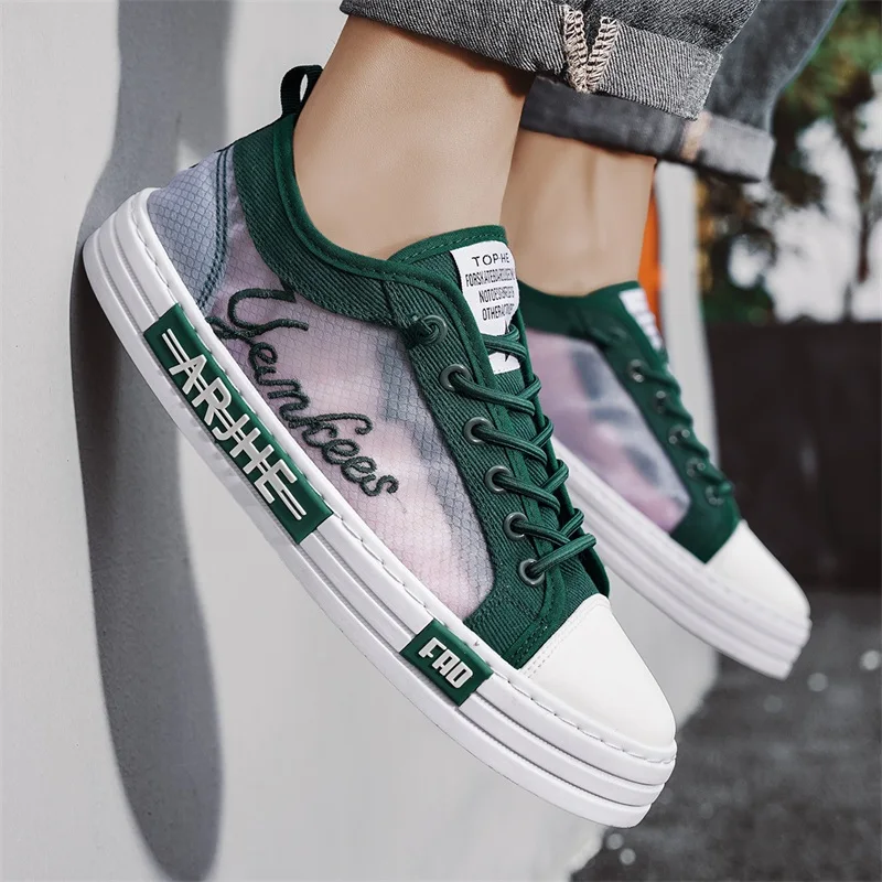 YRZL Men's Sports Shoes Comfortable Walking Shoe Casual Sneakers Non Slip Male Sneaker Breathable Skateboarding Shoes