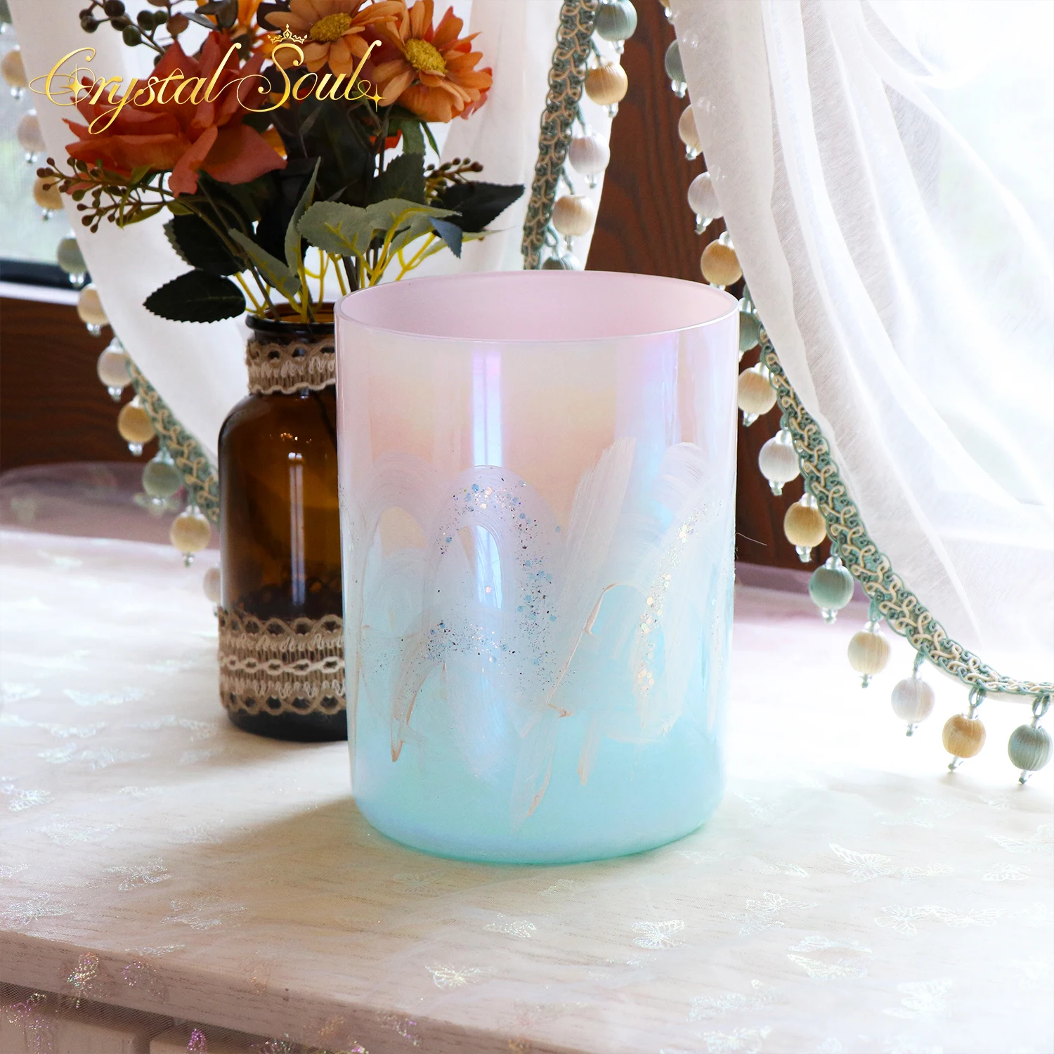 Crystal Soul New Starlight Reiki Alchemy Crystal Singing Bowl Sound Healing Instrument