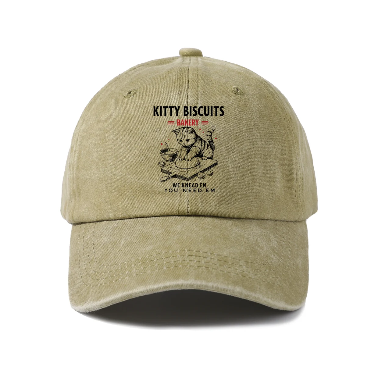 Kentucky State Text Graphic Baseball Cap, Vintage Washed Adjustable Unisex Dad Hat, Casual Gift