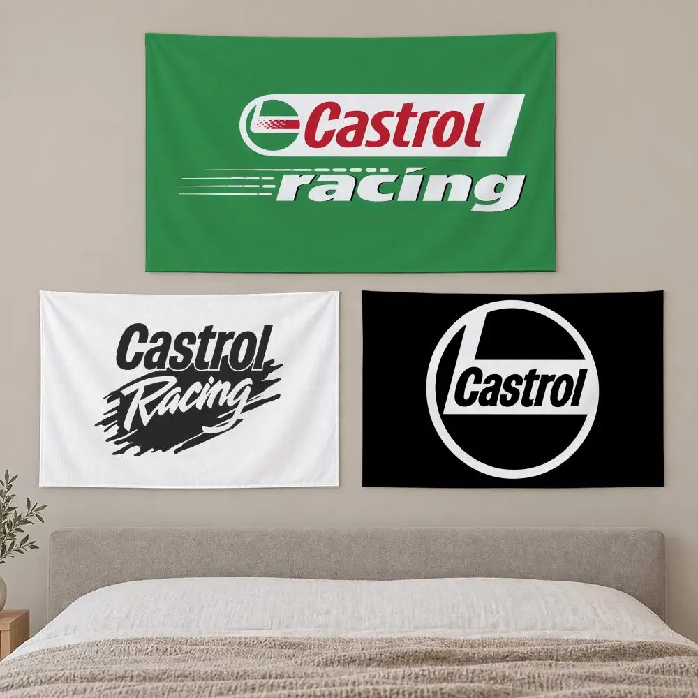C-Castroles Game Tapestry Custom Living Bedroom Party Dormitory Interior Wall Bohemian Decoration Attached Clip