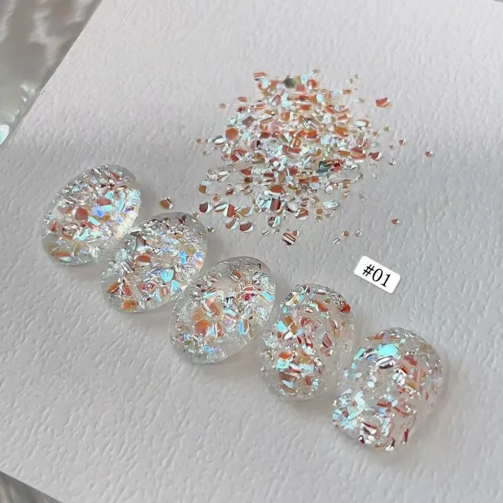 الأزياء بريق مسمار الفن الترتر مسمار الفن DIY الترتر مسمار الفن سحر وامض ضوء مطاردة مسحوق