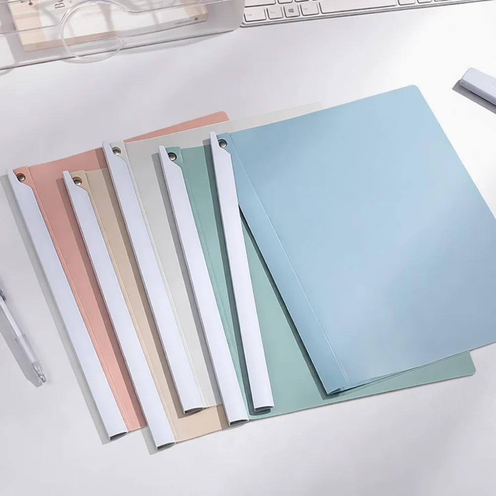 Adjustable Rotating Clip Folder A4 File Management Tool Professional Office School Supplies Paper Organizer Storage Holder
