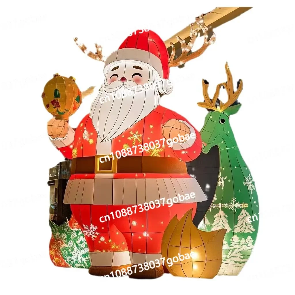 Lantern Christmas decoration Festival outdoor shopping mall Meichen lantern ornament manufacturer