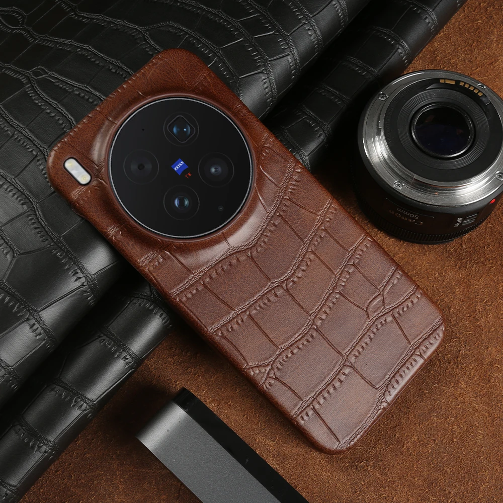 Vivo X200 - Magnetische Krokodillederhülle für Vivo X300 Ultra