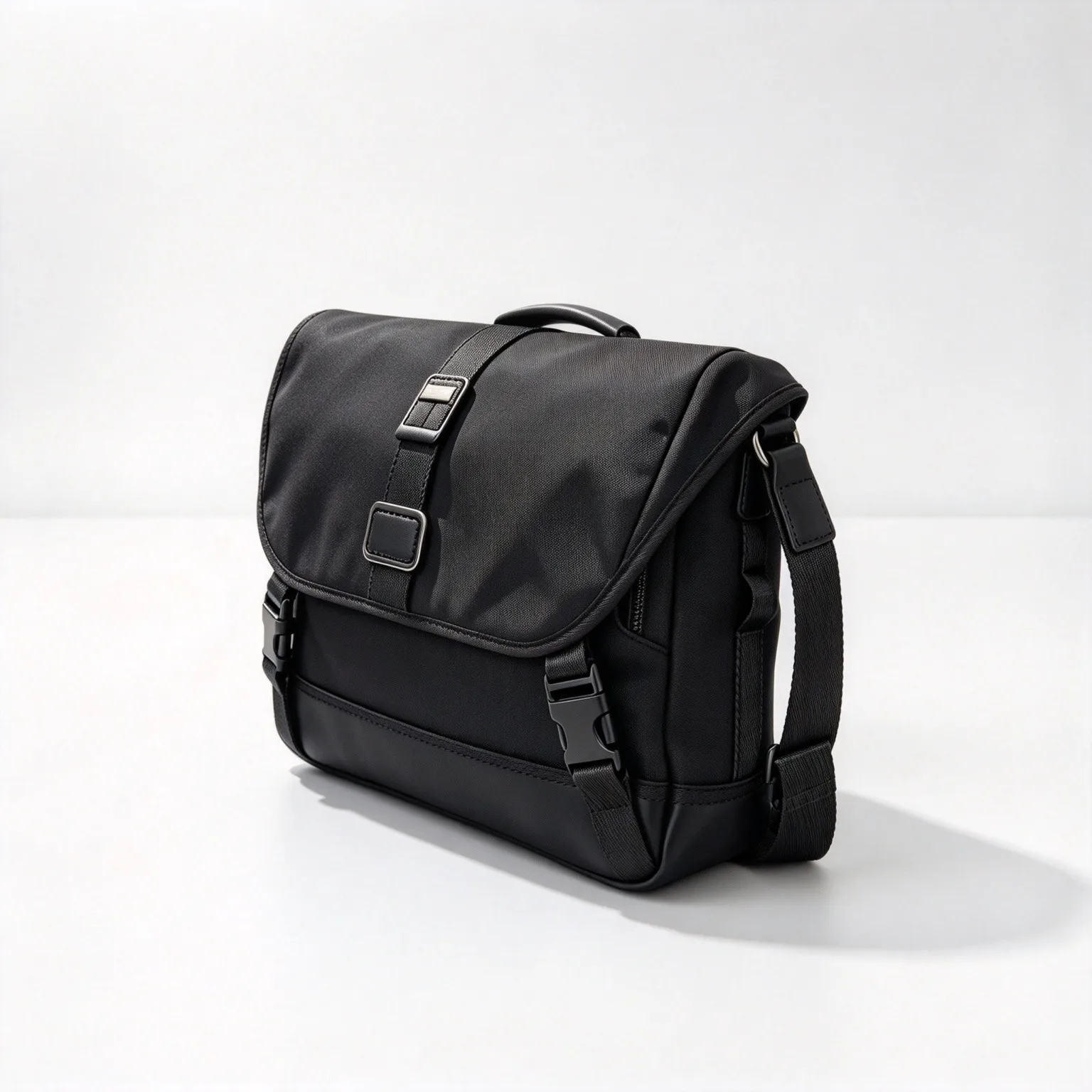 Multi-functional Men’s Messenger Bag, Water Stain Resistant Nylon Single Shoulder Crossbody Bag for Casual Daily Use