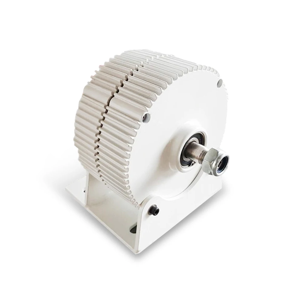 Polen Levering 2000W Gearless Permanente Magneet Generator Turbine Lage Snelheid 12V 24V Voor Water- en Windenergie Huishoudelijk gebruik