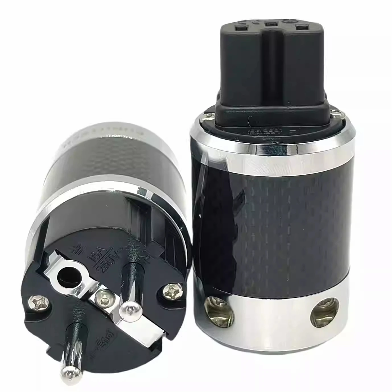 Furutech FI-50 European Standard Power Plug HiFi Fever Carbon Fiber European Standard Audio Power Cable Plug Tail