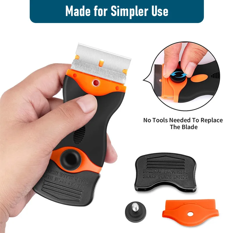 Clean Glass, Scraper Tool, Window Cleaning, Car Film Scraper, Scrape Off Glass Ceramic Glue, De-Icing, Kitchen, Household Use, W