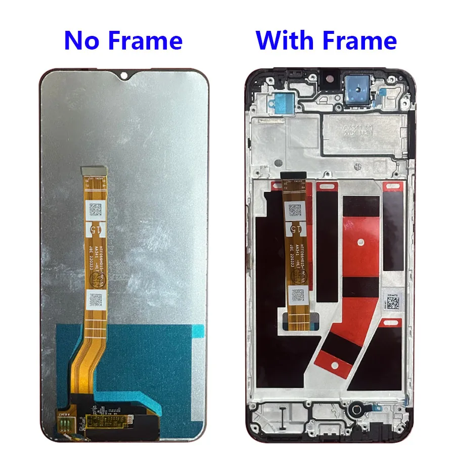 6.56\'\' IPS For Oppo A57 4G LCD Display Screen Touch Panel Digitizer Replacement Parts For Oppo A77 4G LCD With Frame