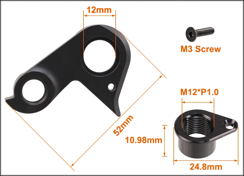 HEPPE Fahrrad-Schaltauge für BMC Teammachine SLR02 SLR01 Roadmachine Urs Four One Gear – Detail 2