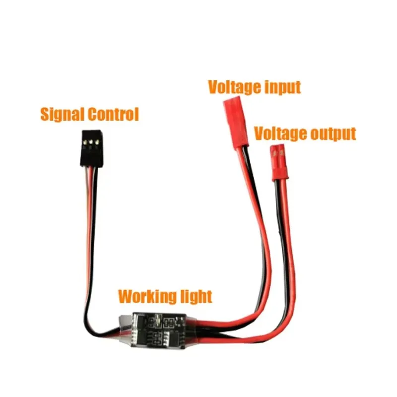 2-20A High Current Remote Control Electronic Switch 3-30V Aerial Model Plant Protection RC Drone Water Pump PWM Signal Control