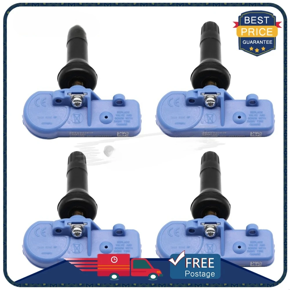 

1/4 шт. 13581562 22853740 20922901 13581561 датчик TPMS для GMC для Opel Buick Chevy Cadillac датчик давления в шинах 433 МГц