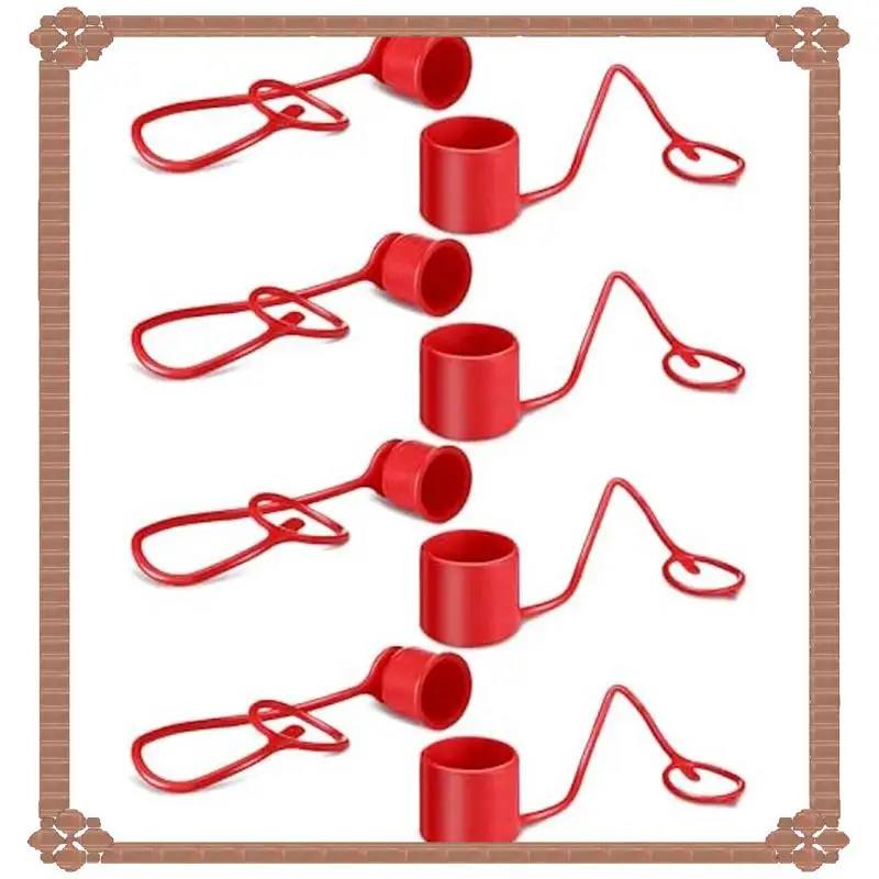 Consegna in 24 ore 8 set Tappi antipolvere e tappi per accoppiatore idraulico da 1/2 pollici Cappucci antipolvere idraulici resistenti per accoppiamenti idraulici