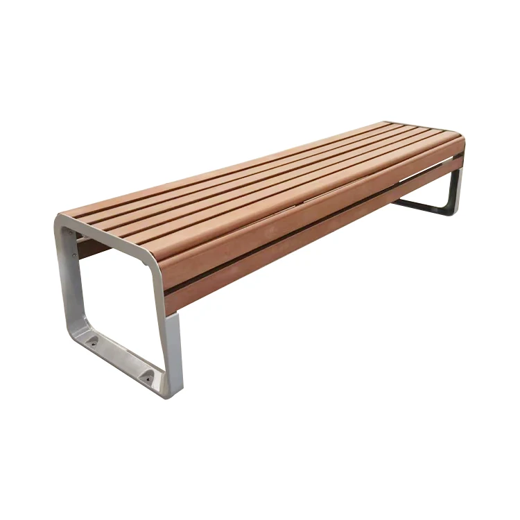 

Public Outdoor Furniture Commercial Water-proof Ergonomic Easy-to-clean Sturdy Durable Powder-coated Bench Outdoor Bench