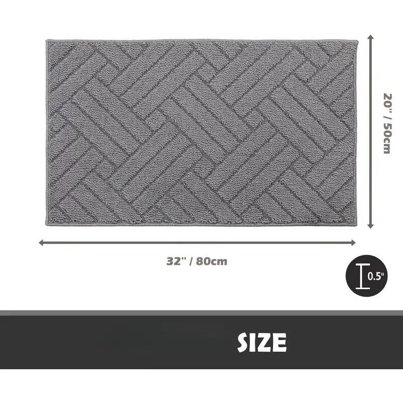 Door Mat Indoor Doormat,Entryway Rug Door Mats Non-Slip Rubber Backing,Low-Profile Entrance Rugs, Absorbent Resist Dirt Doormats