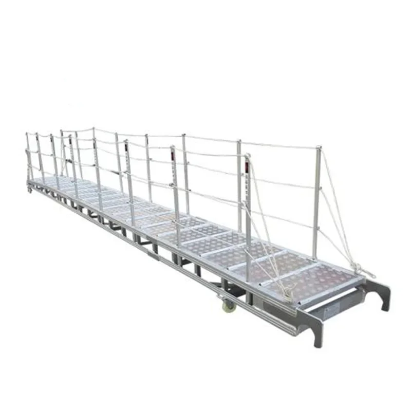 Aluminum Walkway Accommodation Ladder for Boats Ship Marine Supplies