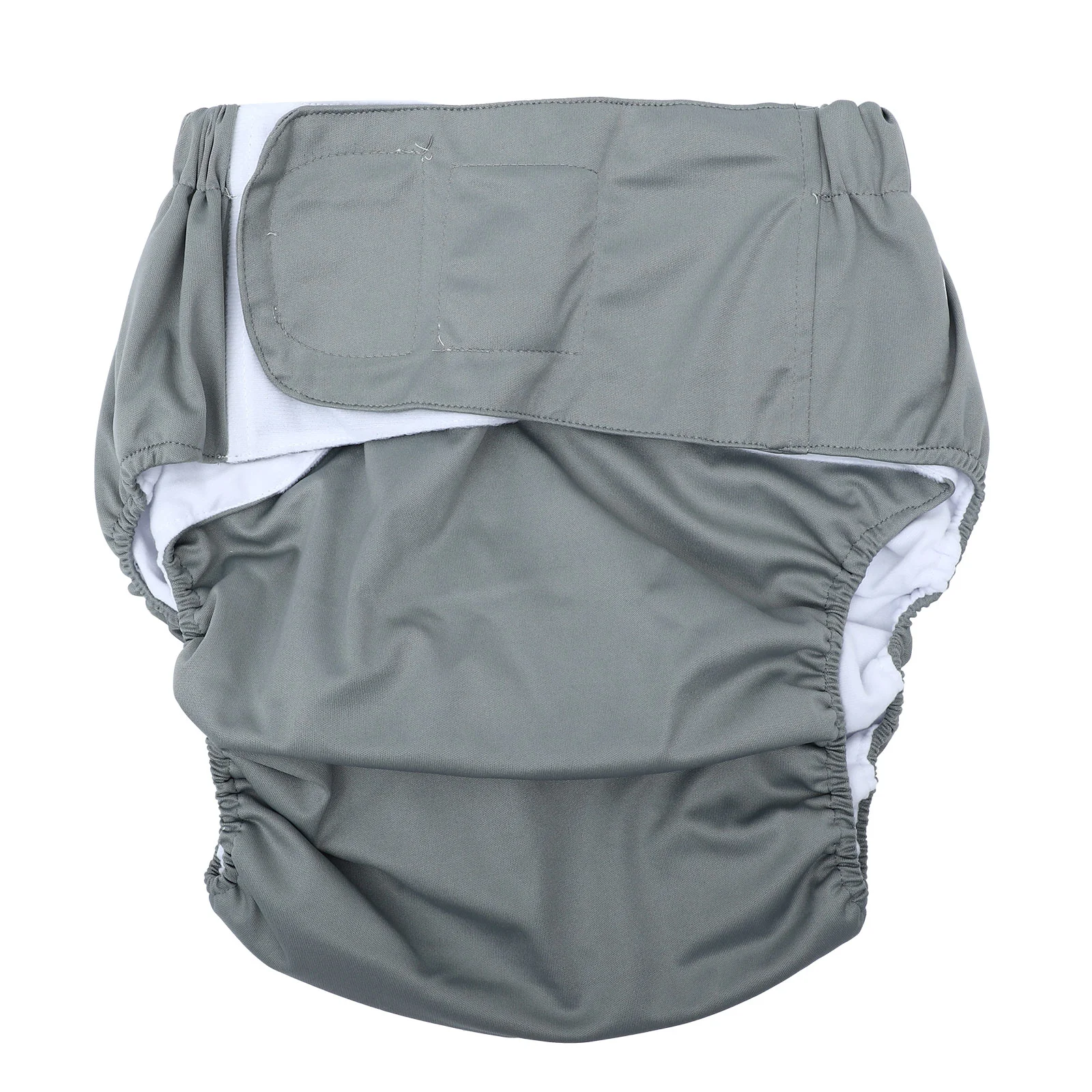 

Mens Briefs Adult Diapers Cloth Reusable Washable Aldult Waterproof Adults Pocket Nappy Grey Unisex Man