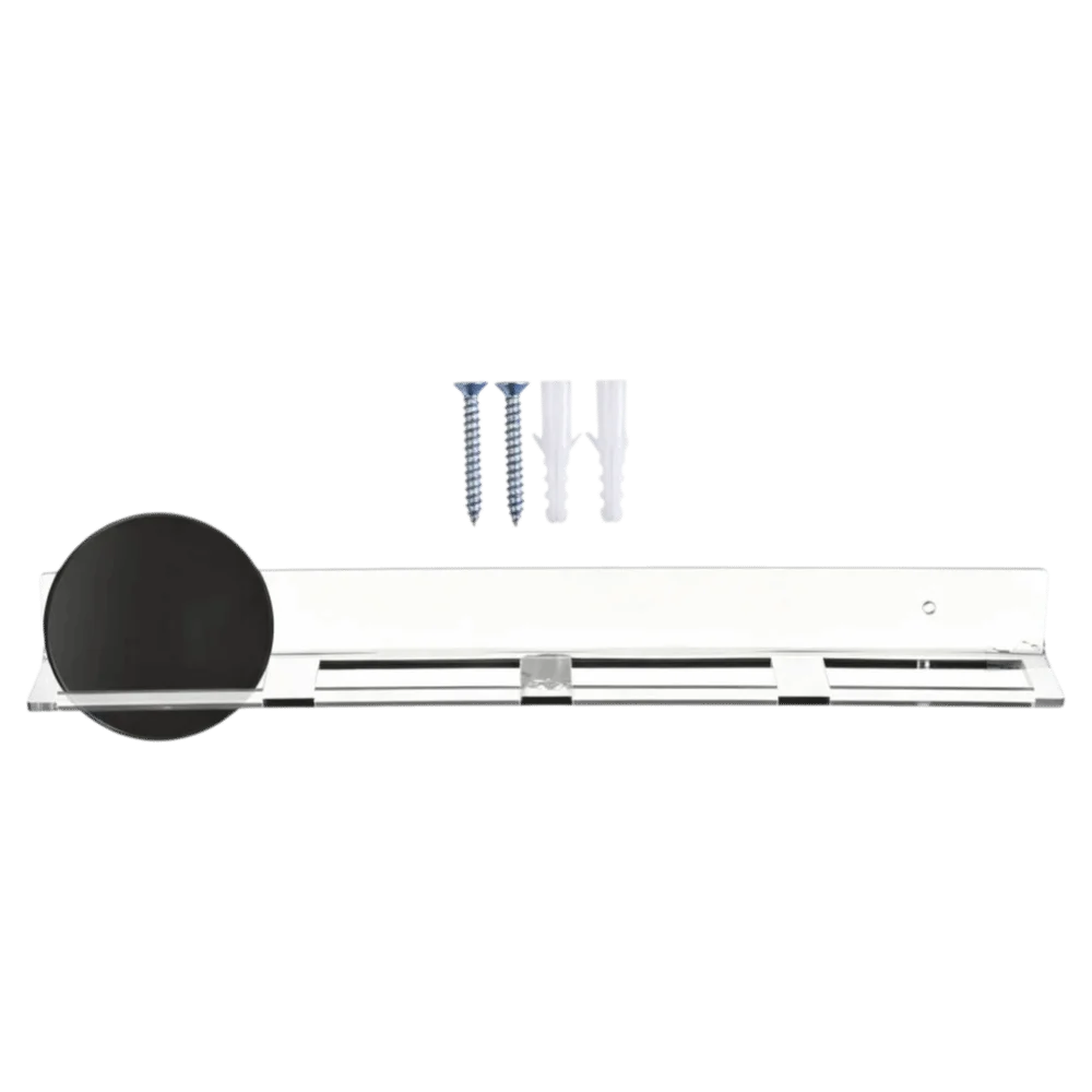 5pcs Clear Acrylic Hockey Puck Display Wall Rack Wall Mountable Transparent Design Hockey Puck Holder Space Saving