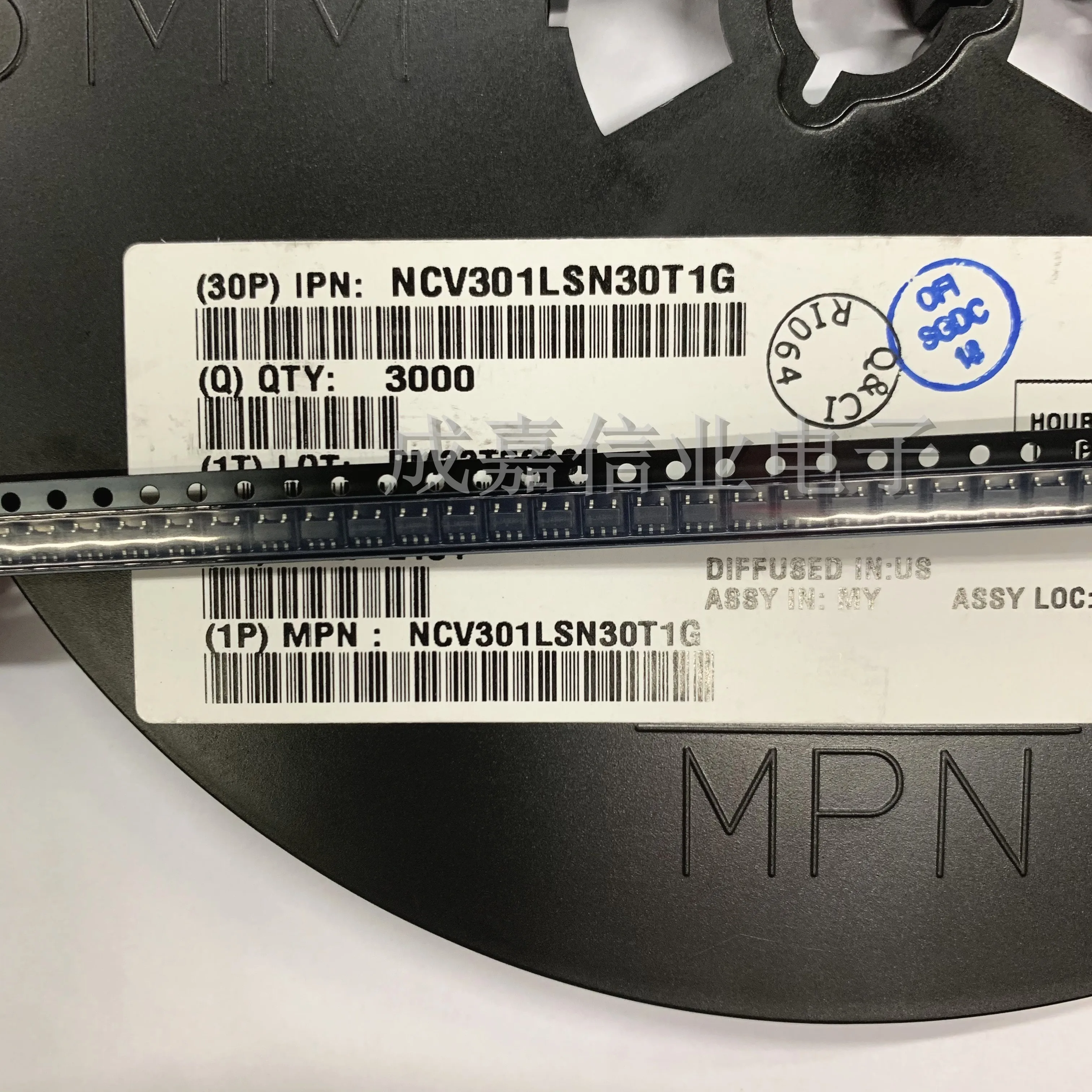 Рисунок 4 - NCV301LSN30T1G SOT-23-5 маркировка;