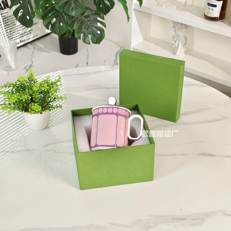 Minimalistische Bone China Espresso Cup Schotel Commercieel Thuisgebruik Koffiemok Servies Elegante Praktische Koffiekopjes