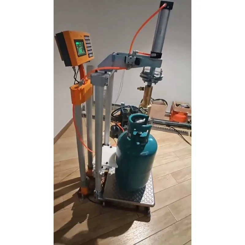 ATEX/ISO 9001 Certification Propane Gas Tank Filling Filter Lpg Cylinder Filling Machines