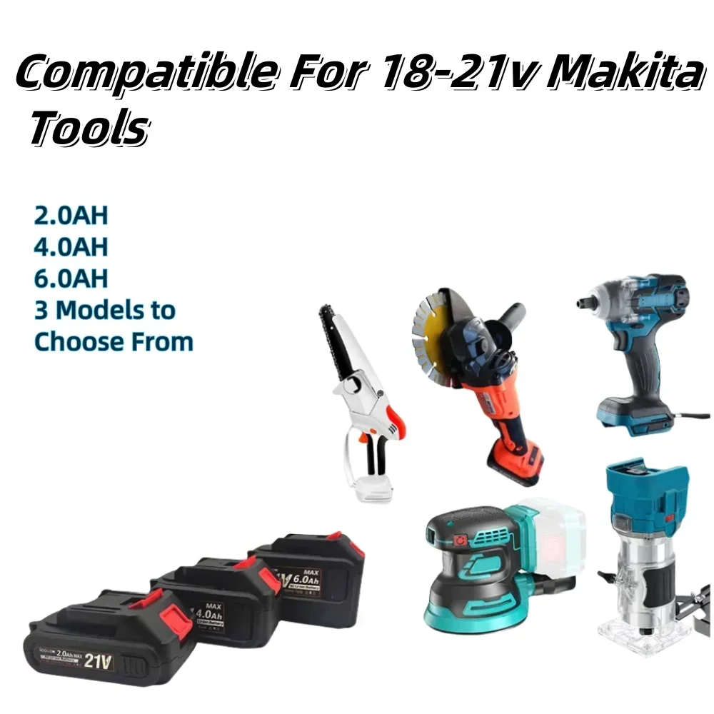 Pour Makita 18v batterie Lithium-Ion Rechargeable remplacement électrique sans fil outil électrique batterie 6.0Ah 4.0/2.0Ah batterie au Lithium