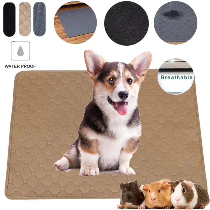 

Washable Dog Pet Mat Washable Reusable Training Pad Urine Absorbent Waterproof Diaper Mat for Pet Car Seat Cover Pet Supplies