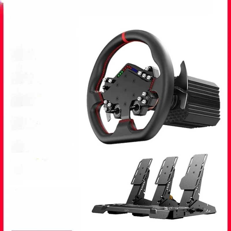 Feedback racing emulator game steering wheel pc peripheral set